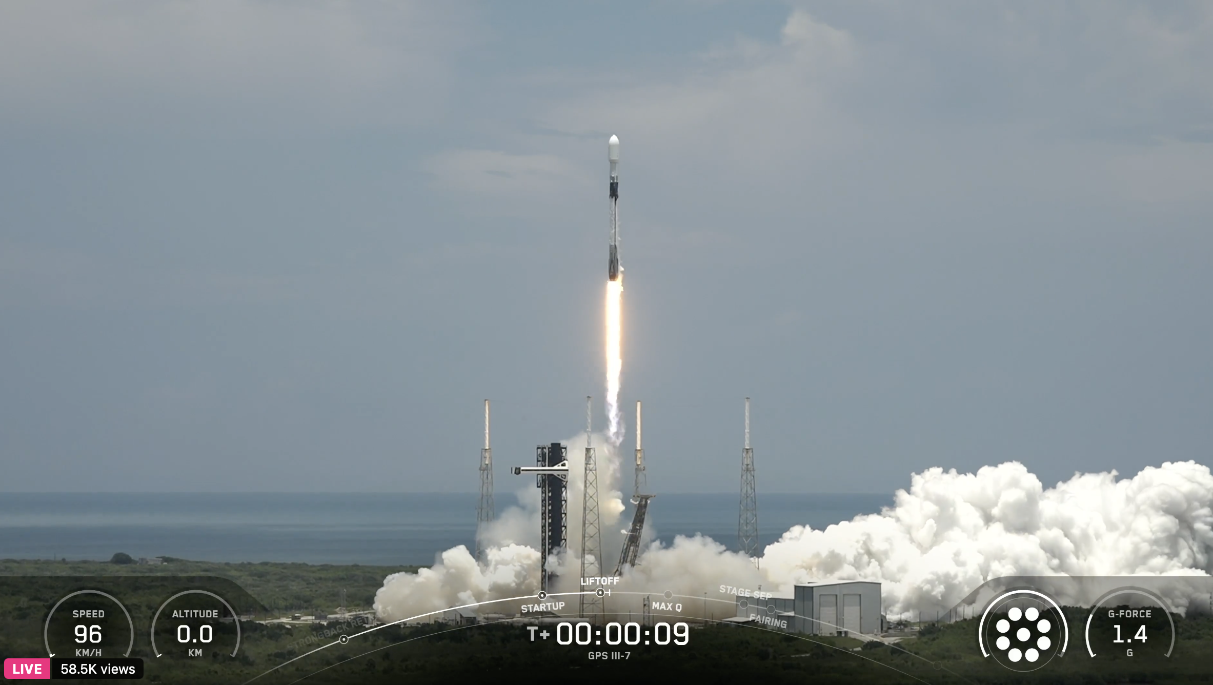 SpaceX launches latest GPS III satellite for U.S. military